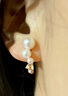 GiO珠寶Akoya海水珍珠耳夾18K金無(wú)痛耳骨夾無(wú)耳洞耳飾生日禮物 18K金 珍珠3.5-6.5mm 曬單實(shí)拍圖