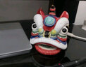 翊珗（YIXIAN）醒獅擺件舞獅獅頭陶瓷工藝品嶺南文化手信伴手禮商務(wù)送禮家裝飾品 中號(hào)翡翠禮盒裝 曬單實(shí)拍圖