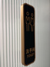 駿班男女衛(wèi)生間標(biāo)識(shí)牌公共廁所標(biāo)志牌帶方向向左向右洗手間門(mén)牌定制 男女一對(duì)（男一個(gè)女一個(gè)） 27x8cm 曬單實(shí)拍圖
