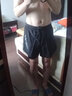 卡梵霖（KAFANLIN）跑步短褲男夏季美式運動(dòng)田徑馬拉松速干內襯假兩件訓練健身短褲 冰絲短褲【雙層內里 速干】黑黑 XL 曬單實(shí)拍圖