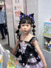 G.DUCKKIDS小黃鴨童裝庫洛米衣服女童連衣裙夏季洛麗塔兒童公主裙女孩夏裝裙 裙子+發(fā)箍 120 尺碼5~6歲【110-120cm】 曬單實拍圖