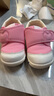 婧麒（JOYNCLEON）兒童鞋男童學(xué)步鞋女寶寶鞋子春秋季新款嬰兒鞋1到3歲軟底薄款 粉色 14 cm內長(cháng) 曬單實(shí)拍圖