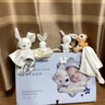 柏德士新生兒滿月禮物手搖鈴禮盒嬰兒0-1周歲3月磨牙膠可咬安撫寶寶玩具 嬰兒安撫搖鈴18件套【手提大禮盒 曬單實拍圖