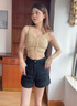 茵奇坊MS1058隆胸術(shù)后假體固定內(nèi)衣塑形背心專用束胸衣收副乳胸托塑胸束 膚色 S 曬單實(shí)拍圖