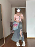 唐思薇2025新款美式不規(guī)則復(fù)古裙女夏季高腰顯瘦半身裙波浪開叉牛仔魚尾 復(fù)古藍(lán) 常規(guī) M 建議96-105斤 曬單實(shí)拍圖