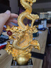 RWTW騰飛擺件辦公室裝飾工藝品金龍新年吉祥物2024年定制禮物 合金騰龍 【方形水晶】 禮盒裝 曬單實拍圖