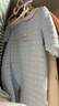 全棉時代微厚連體衣嬰兒棉服2024秋冬新生兒男女寶寶滿月保暖衣服 微光藍 80cm （9-12月 9-10kg） 曬單實拍圖