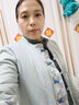 冬新款中國風(fēng)棉麻繡花棉服女復(fù)古盤扣立領(lǐng)對襟棉衣中式厚外套棉服 青綠//繡花盤扣小立領(lǐng)棉衣 L建議110-125斤 曬單實拍圖