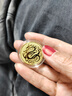 秦金2025蛇年生肖賀歲投資金條金章生日禮物黃金Au9999本命年禮物 20克 龍行天下金章 曬單實(shí)拍圖