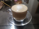 天城一品 ins風(fēng)玻璃咖啡杯碟套裝歐式摩卡拿鐵拉花透明杯下午茶杯加厚 1 曬單實(shí)拍圖