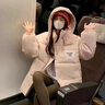 浪莎羽絨棉服女2025年冬季新款短款外套棉衣加厚棉襖小個(gè)子寬松面包服 粉色【韓版潮流加厚款】 S 【推薦80-105斤】 曬單實(shí)拍圖