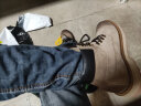 Jeep吉普男靴秋冬季休闲马丁靴男士英伦风大黄靴加绒高帮复古工装靴男 沙色 39 （皮鞋码） 实拍图