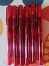 白雪(snowhite)紅筆教師節禮物簽字筆紅色中性筆教師專(zhuān)用批改老師學(xué)生糾正紅色水筆全系套裝6款 X66針管型0.5mm紅色6支 曬單實(shí)拍圖