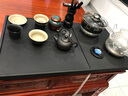 石匠同豐 整套烏金石茶盤紫砂茶具套裝 帶全自動電熱水壺功夫茶臺茶海 茶杯茶壺電磁爐茶托盤套裝 閑池-底部上水玻璃套裝 70*40*3cm 曬單實拍圖