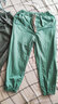 純一良品童裝兒童褲子男童褲子薄款中大童七分褲男孩夏裝寶寶休閑褲潮 淡綠 150 cm 曬單實(shí)拍圖