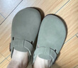 百麗男鞋勃肯鞋拖鞋男夏季商場(chǎng)同款外穿一腳蹬包頭拖A1076BT3 杏色 39 (245mm) 曬單實(shí)拍圖
