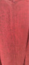 梵蒂沃（FANDIWO）品牌龟裂纹香云纱连衣裙夏季新款绣花中式复古桑蚕丝真丝改良旗袍 红色（香云纱） L 晒单实拍图