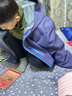 EBAER兒童專(zhuān)業(yè)沖鋒外套男女童可拆卸三合一上衣防風(fēng)登山服 藍盈紫 140 曬單實(shí)拍圖