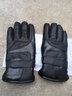 靚魅姿手套男冬季戶(hù)外加絨保暖戶(hù)外騎行加厚手套外賣(mài)騎手休閑手套 黑色 均碼 曬單實(shí)拍圖