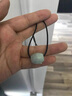 曼古帝翡翠路路通和田玉吊墜玉石轉(zhuǎn)運(yùn)珠項(xiàng)鏈鎖骨鏈S925銀男女情侶款 路路通吊墜-皮繩款 曬單實(shí)拍圖