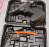 福瑞德充電式手電鉆鋰電鉆沖擊鉆家用鋰電轉(zhuǎn)電起子電批多功能電動(dòng)螺絲 36vf一電一充塑盒 曬單實(shí)拍圖