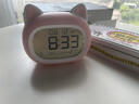 科時(shí)鬧鐘可愛(ài)學(xué)生床頭鐘上學(xué)不遲到早起多功能帶夜燈初中生不貪睡鬧鐘 莫蘭迪粉【亮度自由調節】 可充電電池 曬單實(shí)拍圖