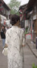 浮云堂「浮云堂.風(fēng)」落華.中式禪意改良印花連衣裙女25夏款高端禪意茶服 落英淡粉 M 曬單實(shí)拍圖