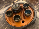 瑯庭琊坊德國電木茶盤(pán)干泡臺家用客廳茶臺方形儲水式功夫茶具簡(jiǎn)約茶海 凡塵直徑30cm 曬單實(shí)拍圖
