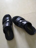 金利來(lái)男鞋夏季新款真皮涼鞋男潮戶(hù)外兩用涼拖男士拖鞋休閑防滑沙灘鞋男 黑色59612012901A 41 曬單實(shí)拍圖