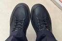 海澜之家HLA男鞋休闲皮鞋子男士板鞋运动鞋HAAXXM4AB70302 黑色41 实拍图