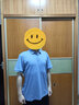 浪登男士休閑POLO衫純棉2024夏季新款時尚純色百搭商務(wù)短袖體恤 藍色 L 曬單實拍圖