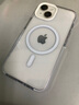 普格爾 適用蘋(píng)果14promax手機殼透明磁吸防摔殼蘋(píng)果14/蘋(píng)果14plus鏡頭全包圍男女款tech21 磁吸殼【硬殼】 蘋(píng)果14（透明白邊磁吸）-4.9米防摔 曬單實(shí)拍圖