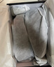 百麗打孔透氣休閑男鞋夏季真皮勃肯鞋方糖吐司工裝鞋8LT01CM4 灰單里低幫-1代（男款） 40 (250mm) 曬單實(shí)拍圖