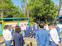 伊婭莎職業(yè)西裝套裝男女商務(wù)正裝西服白領(lǐng)銀行工裝銷售比亞迪4S店工作服 (女)單件霧霾藍(lán)西裝 XL 曬單實(shí)拍圖