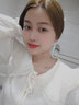 默研（MOYAN）990真足銀耳環(huán)女日韓長款氣質(zhì)個性時尚耳墜新網(wǎng)紅圓臉顯瘦耳飾 EZ 075 三層菱面流蘇GSF-LW 曬單實(shí)拍圖