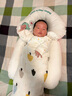 媽媽果（org.mama）嬰兒枕頭0-1歲定型枕新生兒安撫枕寶寶防驚跳睡覺神器四季通用 藍(lán)+白 雙面 【枕頭+可拆卸固定柱】 可調(diào)節(jié)/雙面四季通用 曬單實拍圖