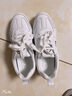 Cupald牛皮小白鞋女2026春季新款女鞋子運動(dòng)鞋休閑鞋跑步鞋板鞋旅游鞋女 白色不加絨  （標準尺碼） 39 曬單實(shí)拍圖
