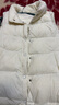 坦博爾羽絨馬甲輕壓短款休閑立領(lǐng)背心羽絨服女外套TD236006 小香白 M (165) 曬單實(shí)拍圖