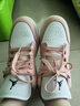 耐克（NIKE）【潮】Air Jordan aj1板鞋女子新款低幫休閑輕便透氣運(yùn)動(dòng)籃球鞋 553560-800（北極粉） GS款 36 曬單實(shí)拍圖