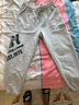 BOY LONDON潮牌長褲中性風春夏撞色LOGO印花灰色運動束腳衛(wèi)褲N15807 灰色 M 曬單實拍圖
