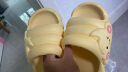 IQGD 拖鞋女踩屎感凉拖室外居家时尚加厚软底 冰淇淋-奶黄 38-39  实拍图