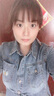貝娜妮大碼女裝短袖連衣裙2025夏休閑遮肚顯瘦牛仔裙加肥加大中長款裙子 藍色 3XL 建議140-160斤 曬單實拍圖
