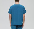 ANNO安諾刷手服洗手衣手衣精品yi生護(hù)士服彈力面料術(shù)室隔衣男女 藏青（松緊） XXL 曬單實(shí)拍圖