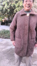 俞兆林（YUZHAOLIN）中老年大碼女裝春秋雙面毛呢外套洋氣高貴胖媽媽裝大衣 灰色 2XL 【130-145斤】 曬單實(shí)拍圖