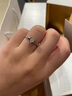 DR求婚鉆戒K金HEART系列經(jīng)典款結(jié)婚訂婚鉆石戒指WJ0338 TOP*15分H色VS2 曬單實(shí)拍圖