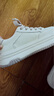 他她棉花糖厚底板鞋女鞋輕便透氣增高小白鞋女DWBX7CM4 米白/粉 39 曬單實(shí)拍圖