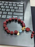 蒂海玉珠女士手鏈原礦新款朱砂高含量紫金砂蓮花財源轉(zhuǎn)運本命年民族手串 高含量蓮花財源手鏈 曬單實拍圖