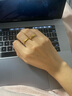 中國黃金（CHINA GOLD）黃金戒指男女款足金雙生結情侶對戒求婚結婚七夕情人節(jié)生日禮物女 雙生結戒指【女戒】約1.8g 曬單實拍圖