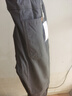 羅蒙（ROMON）休閑長(cháng)褲子純棉工裝褲男士2025秋冬季寬松束腳哈倫褲潮牌美式 9070深灰色加絨 XL (適合155-175斤) 曬單實(shí)拍圖