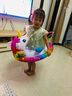 INTEX兒童游泳圈坐圈寶寶腋下圈座圈救生圈游艇小孩坐騎1-3-6歲 獨角獸坐圈（1歲~6歲）【腳泵】 曬單實(shí)拍圖